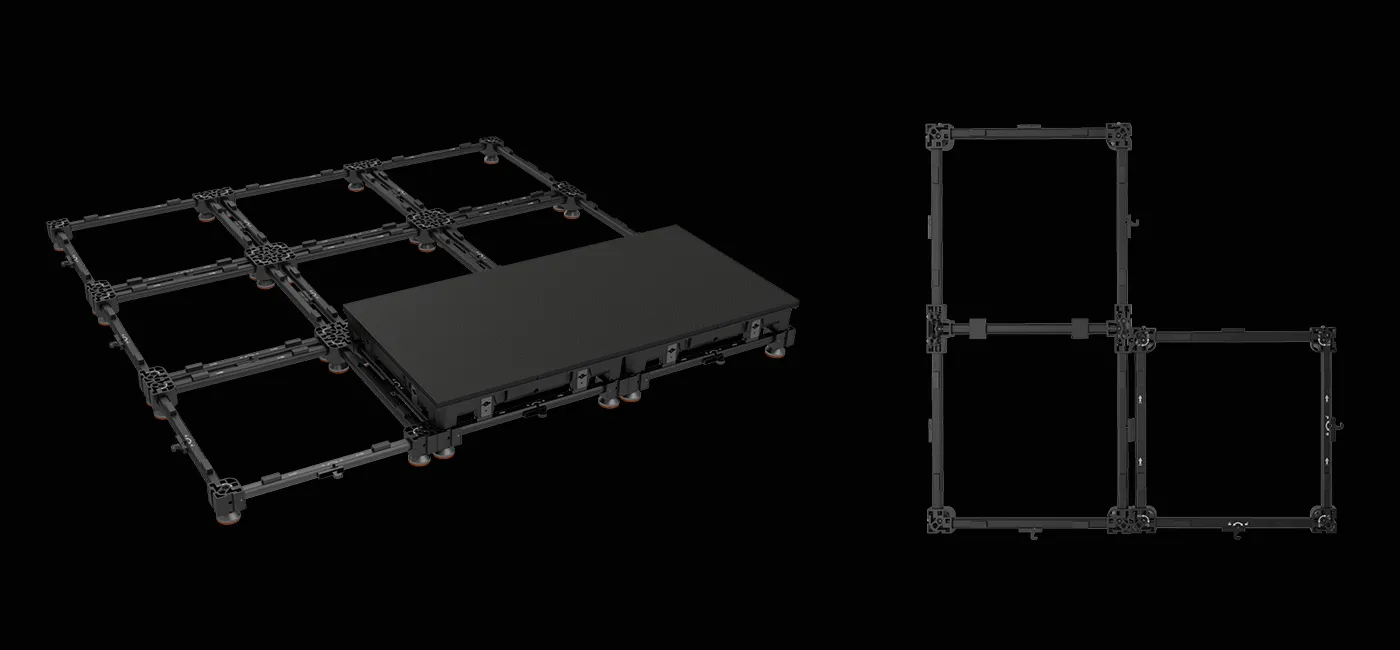 Floor Screen Installation